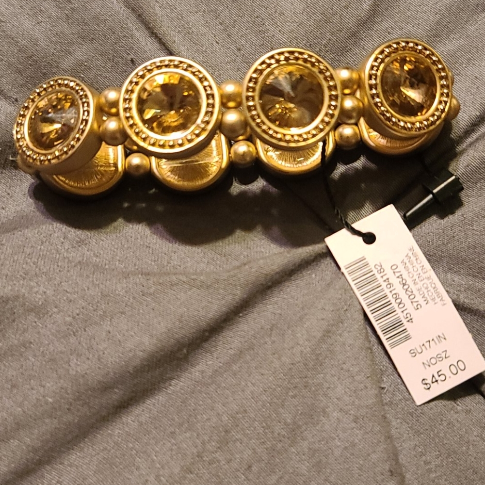 WHBM Gold Stone Bracelet Gorgeous NWT 😍